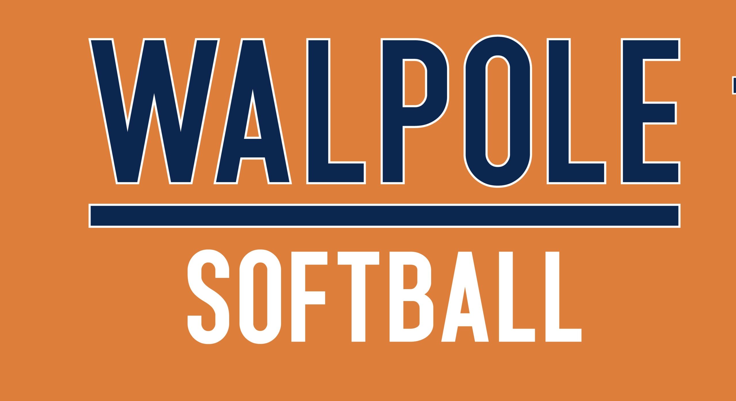 Walpole Softball Logo